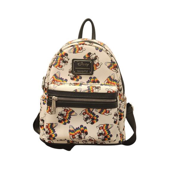 Loungefly Disney Mickey Mouse Rainbow shadow backpack - Picture 1 of 12